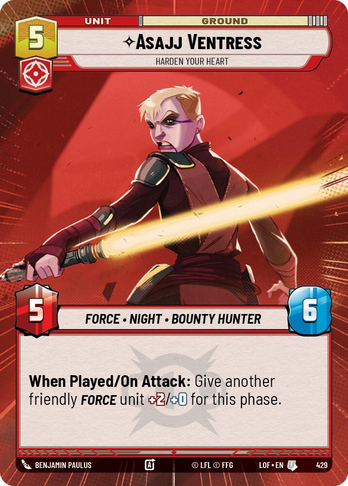 Asajj Ventress - Endurece tu corazón (429) (Hiperespacio) (429) [Leyendas de la Fuerza]