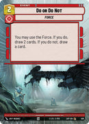 Haz o no hagas (439) (Hiperespacio) (439) [Leyendas de la Fuerza]