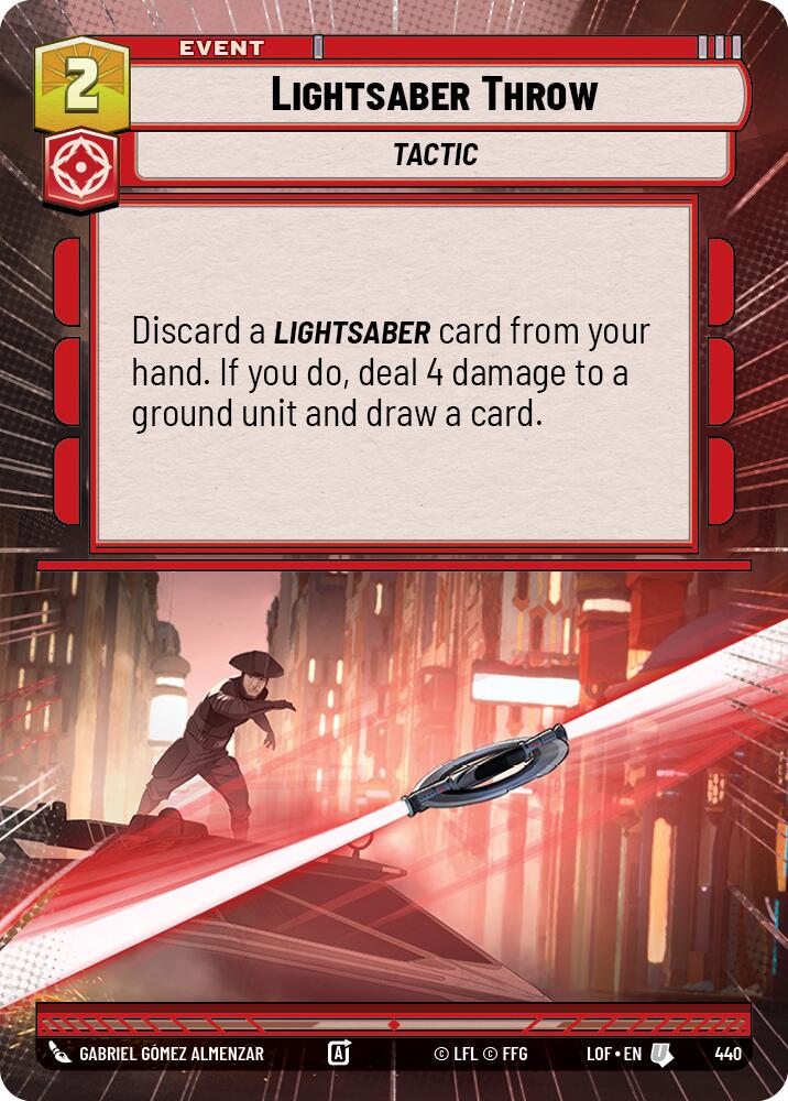 Lanzamiento de Sable de Luz (440) (Hiperespacio) (440) [Leyendas de la Fuerza]