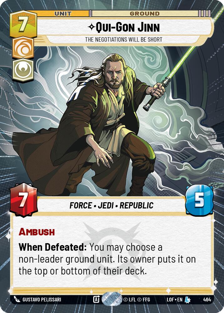 Qui-Gon Jinn - Las negociaciones serán breves (464) (Hiperespacio) (464) [Leyendas de la Fuerza]