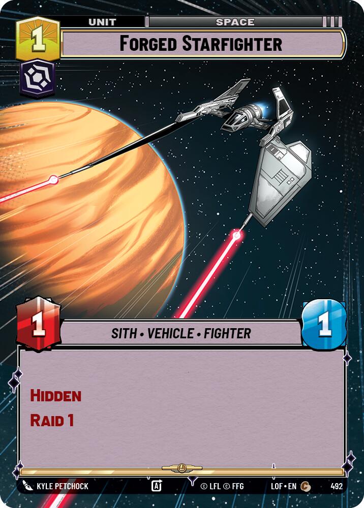 Caza Estelar Forjado (492) (Hiperespacio) (492) [Leyendas de la Fuerza]