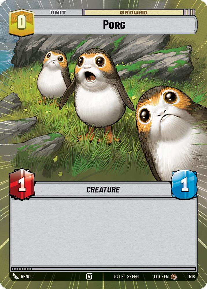Porg (518) (Hiperespacio) (518) [Leyendas de la Fuerza]