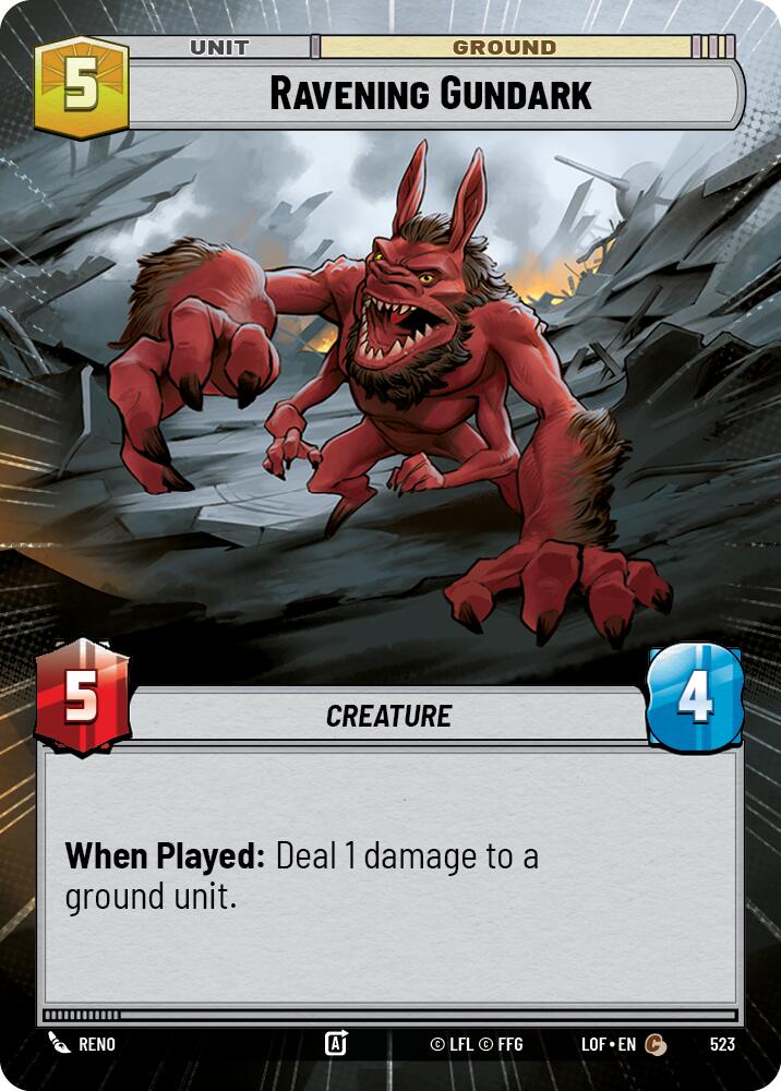 Gundark voraz (523) (Hiperespacio) (523) [Leyendas de la Fuerza]