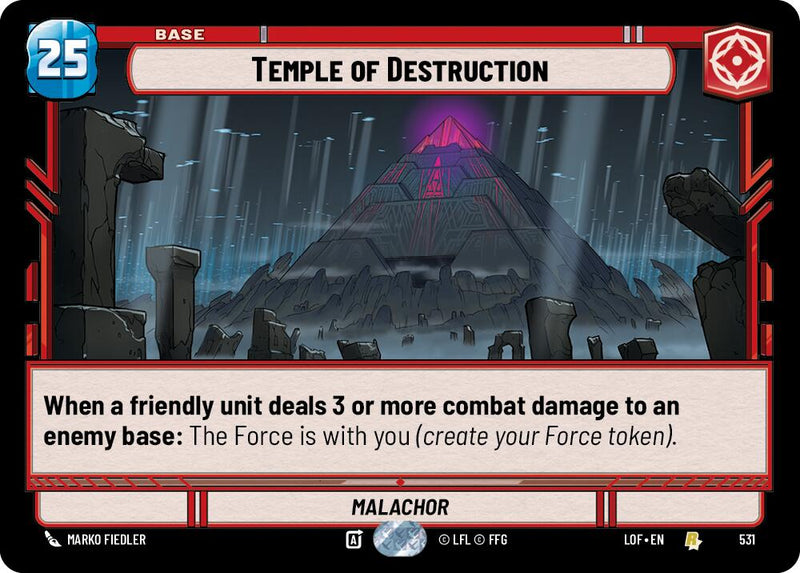 Templo de la Destrucción (531) (Foil) (531) [Leyendas de la Fuerza]