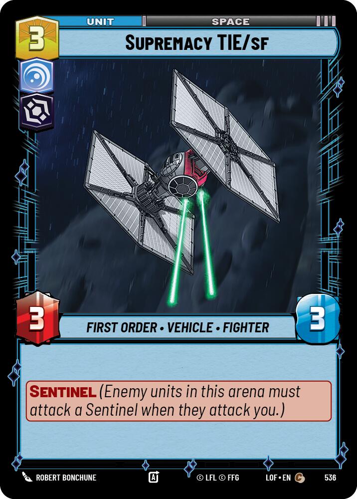 Supremacy TIE/sf (536) (Foil) (536) [Leyendas de la Fuerza]