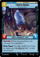 Darth Sidious - La Amenaza Fantasma (541) (Foil) (541) [Leyendas de la Fuerza]