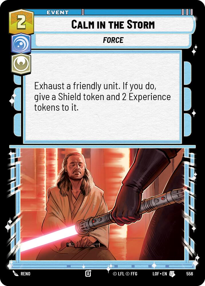 Calma en la Tormenta (556) (Foil) (556) [Leyendas de la Fuerza]