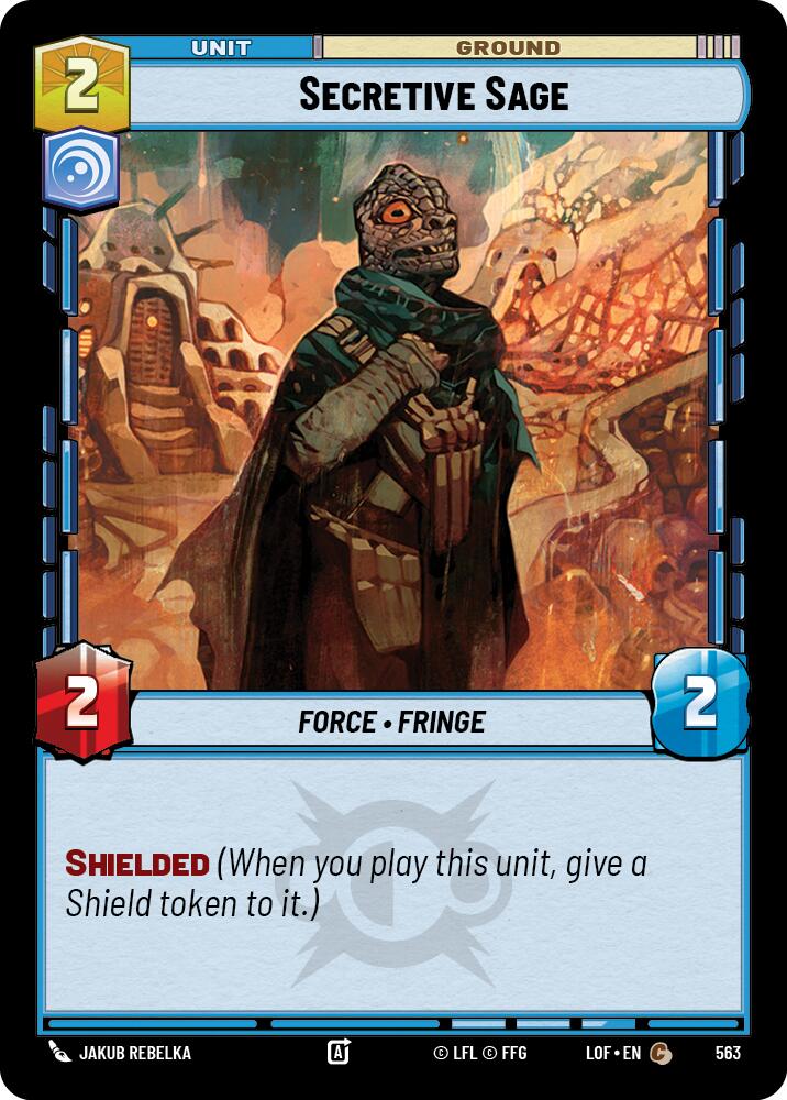 Sabio sigiloso (563) (Foil) (563) [Leyendas de la Fuerza]