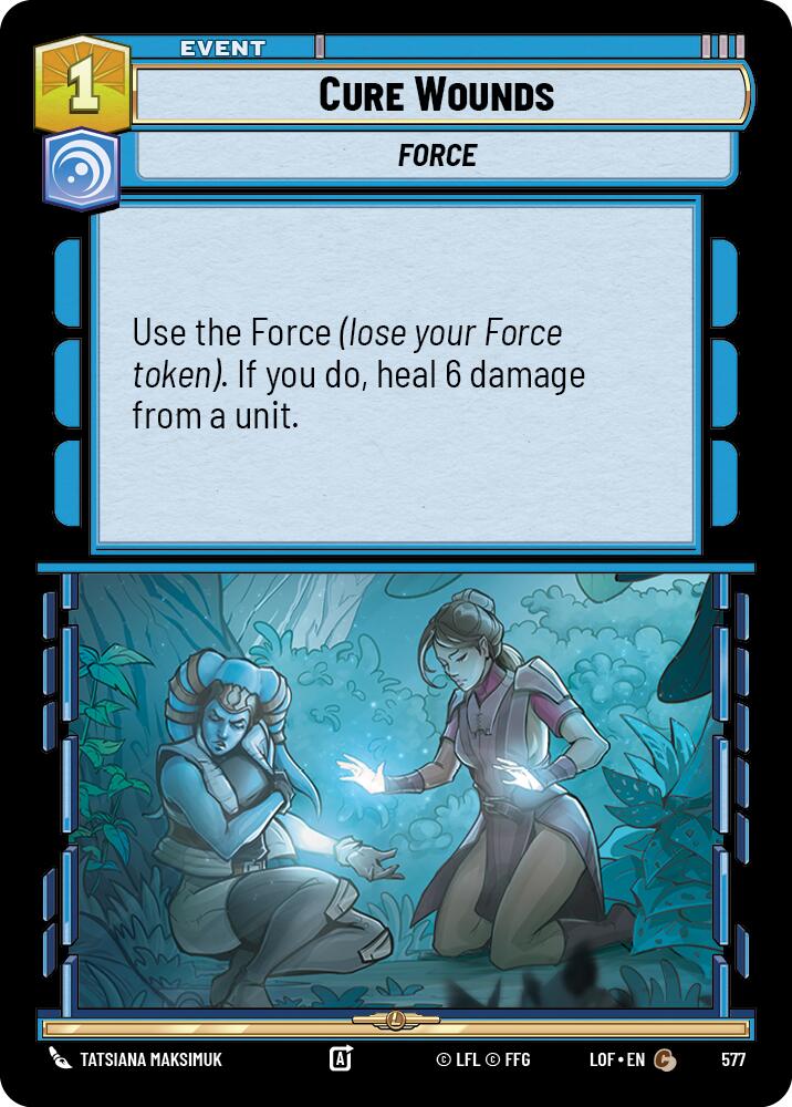 Curar Heridas (577) (Foil) (577) [Legends of the Force]