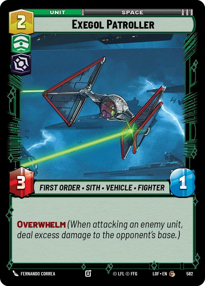 Patrullero de Exegol (582) (Foil) (582) [Leyendas de la Fuerza]