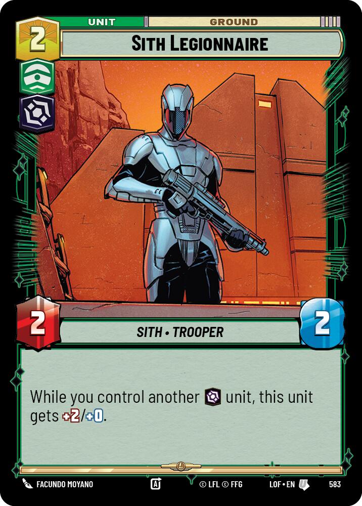 Legionario Sith (583) (Foil) (583) [Leyendas de la Fuerza]