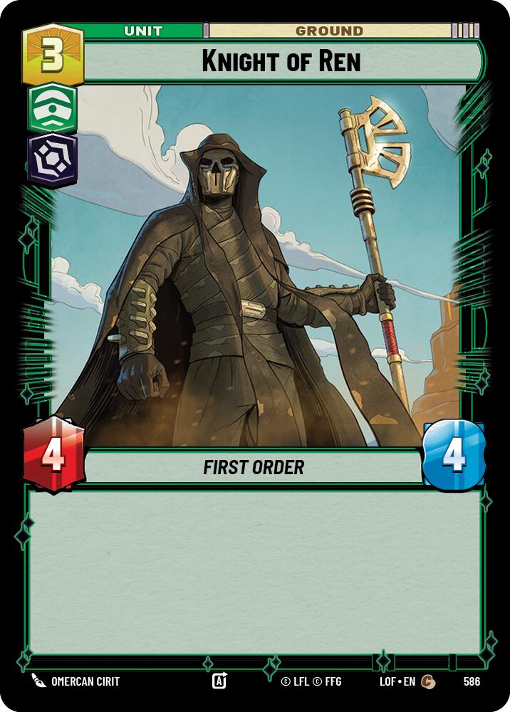 Caballero de Ren (586) (Foil) (586) [Leyendas de la Fuerza]