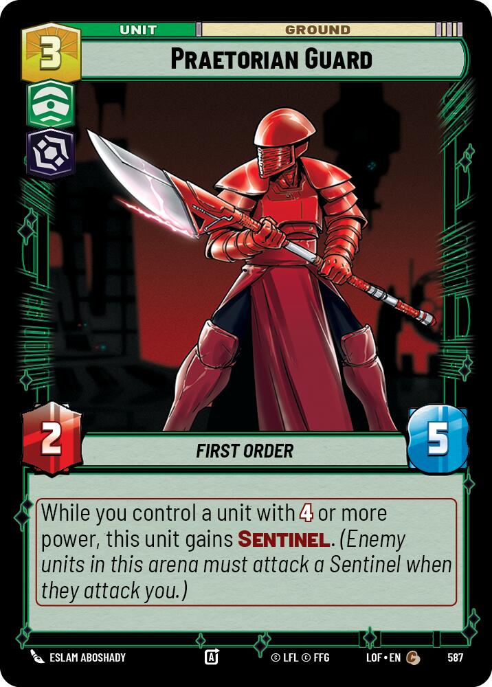 Guardia Pretoriana (587) (Foil) (587) [Leyendas de la Fuerza]