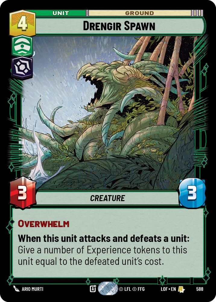 Engendro de Drengir (588) (Foil) (588) [Leyendas de la Fuerza]