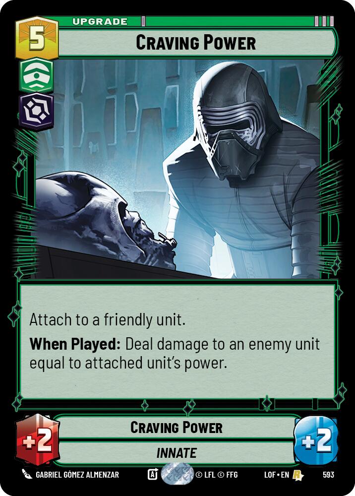 Ansia de poder (593) (Foil) (593) [Legends of the Force]