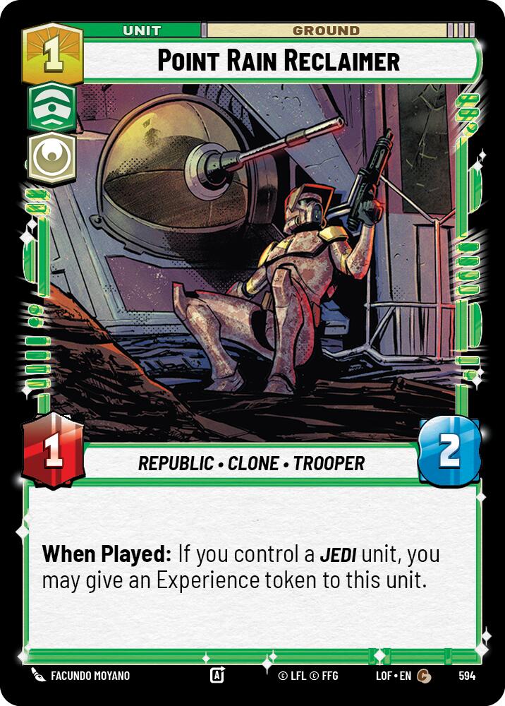 Reclamador de la Lluvia Puntual (594) (Foil) (594) [Leyendas de la Fuerza]