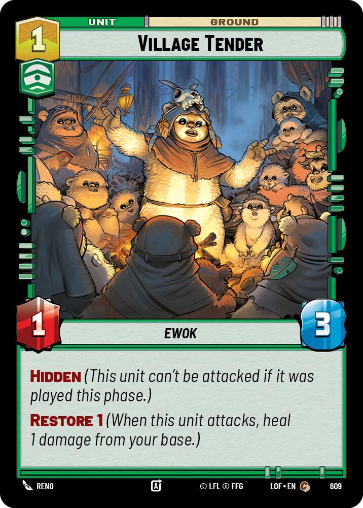 Tierno de la aldea (609) (Foil) (609) [Leyendas de la Fuerza]