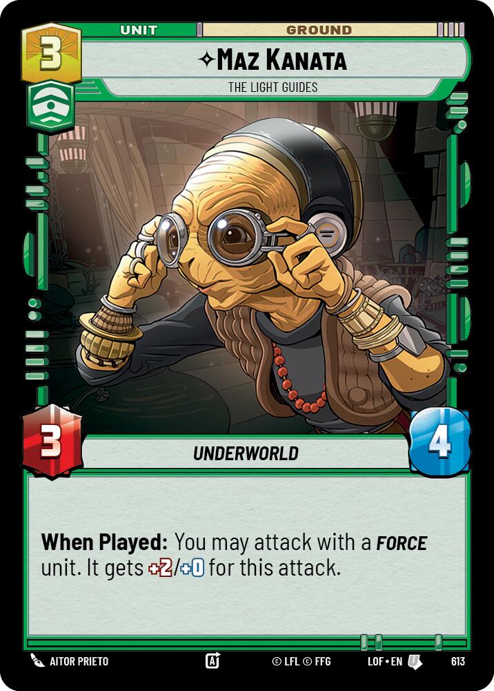 Maz Kanata - La luz guía (613) (Foil) (613) [Legends of the Force]
