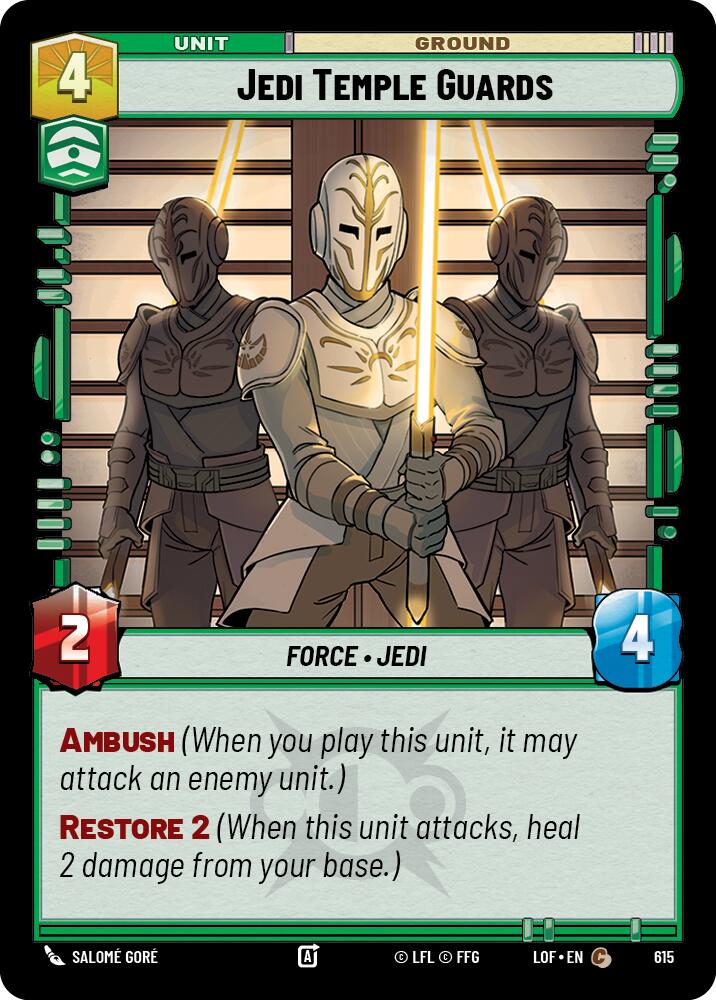 Guardias del Templo Jedi (615) (Holográfica) (615) [Leyendas de la Fuerza]