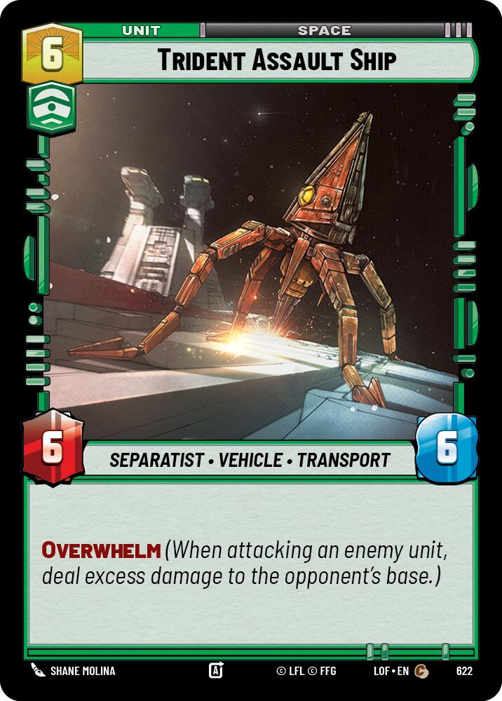 Nave de asalto Trident (622) (Foil) (622) [Legends of the Force]
