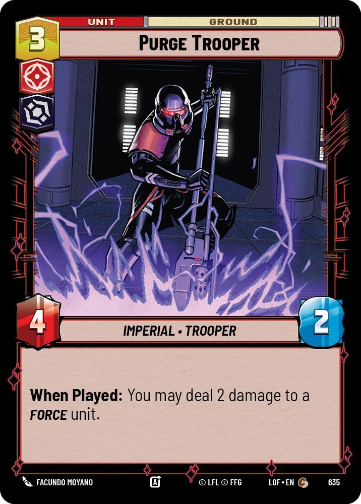 Soldado de purga (635) (Foil) (635) [Legends of the Force]