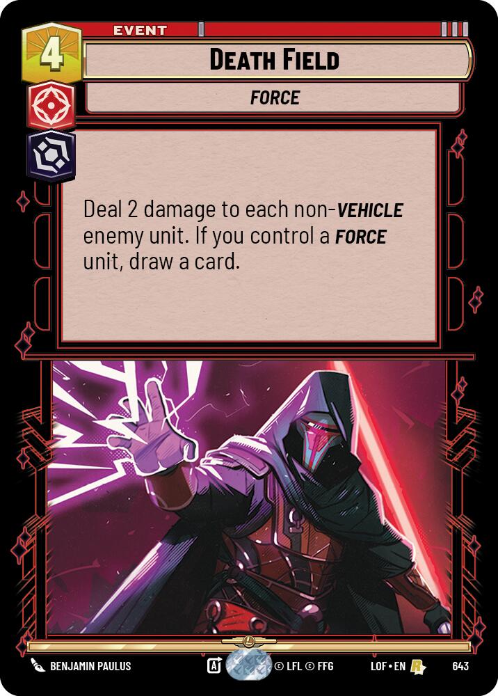 Champ de la mort (643) (Foil) (643) [Légendes de la Force]