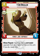 Cin Drallig - Maestro Espadachín Respetado (652) (Foil) (652) [Leyendas de la Fuerza]