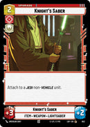 Sable del Caballero (653) (Foil) (653) [Leyendas de la Fuerza]