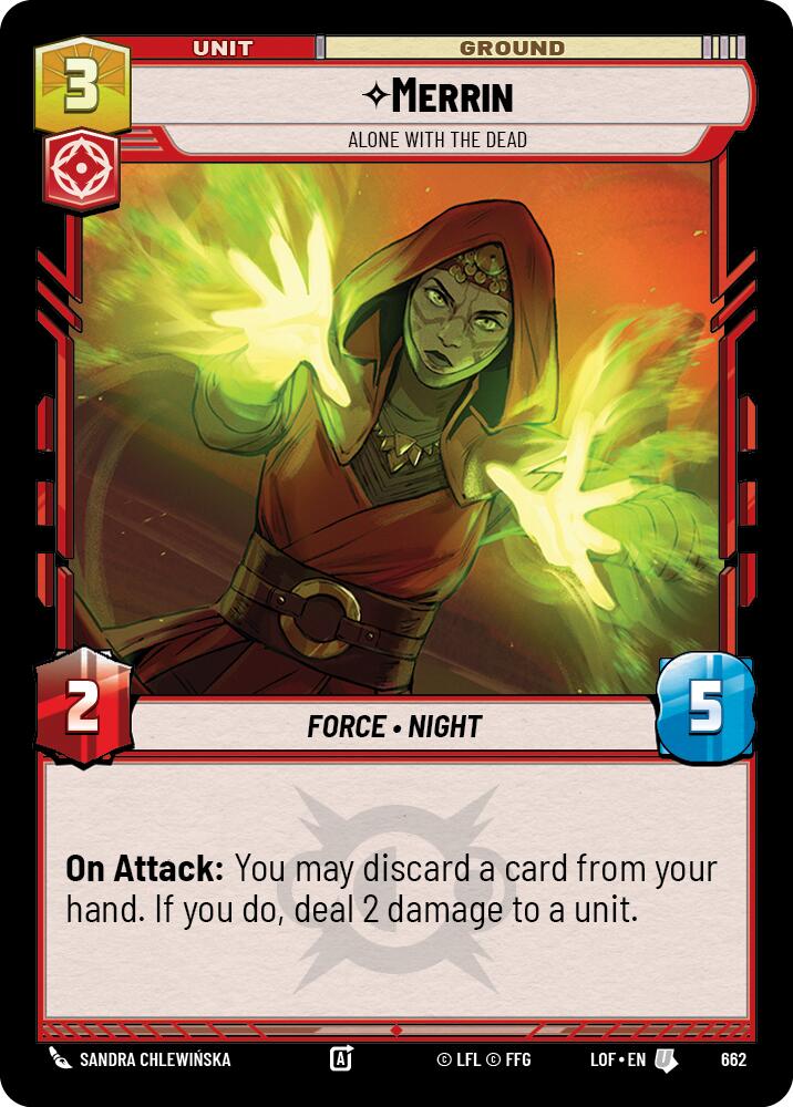 Merrin - A solas con los muertos (662) (Foil) (662) [Leyendas de la Fuerza]