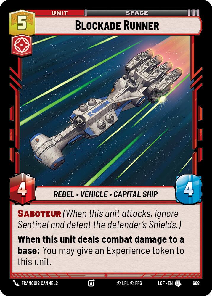 Corredor de Bloqueo (668) (Foil) (668) [Legends of the Force]
