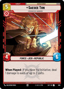 Saesee Tiin - Guerrero valiente (669) (Foil) (669) [Leyendas de la Fuerza]