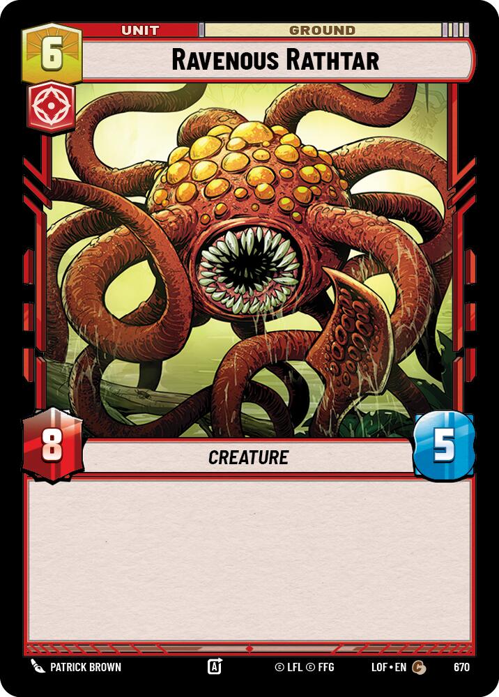 Rathnar Voraz (670) (Foil) (670) [Leyendas de la Fuerza]