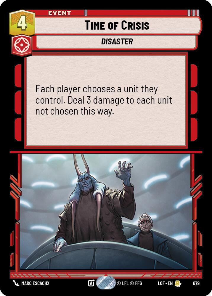 Hora de la crisis (679) (Foil) (679) [Legends of the Force]