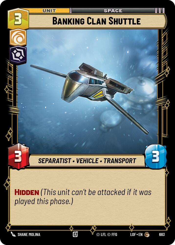 Lanzadera del Clan Bancario (683) (Foil) (683) [Leyendas de la Fuerza]