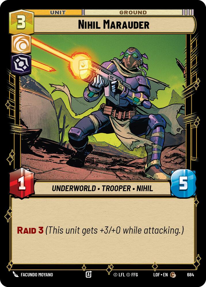 Merodeador nulo (684) (Foil) (684) [Legends of the Force]