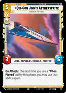 Aethersprite de Qui-Gon Jinn - Guiado por la Fuerza (699) (Foil) (699) [Leyendas de la Fuerza]