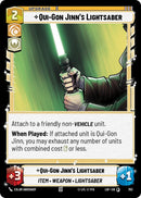 Sable de luz de Qui-Gon Jinn (703) (Foil) (703) [Leyendas de la Fuerza]