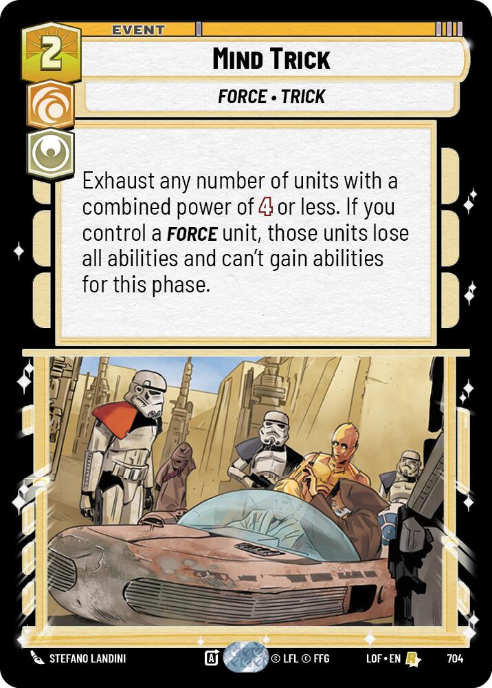 Truco Mental (704) (Foil) (704) [Legends of the Force]