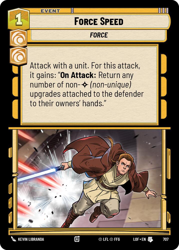 Velocidad de la Fuerza (707) (Foil) (707) [Legends of the Force]