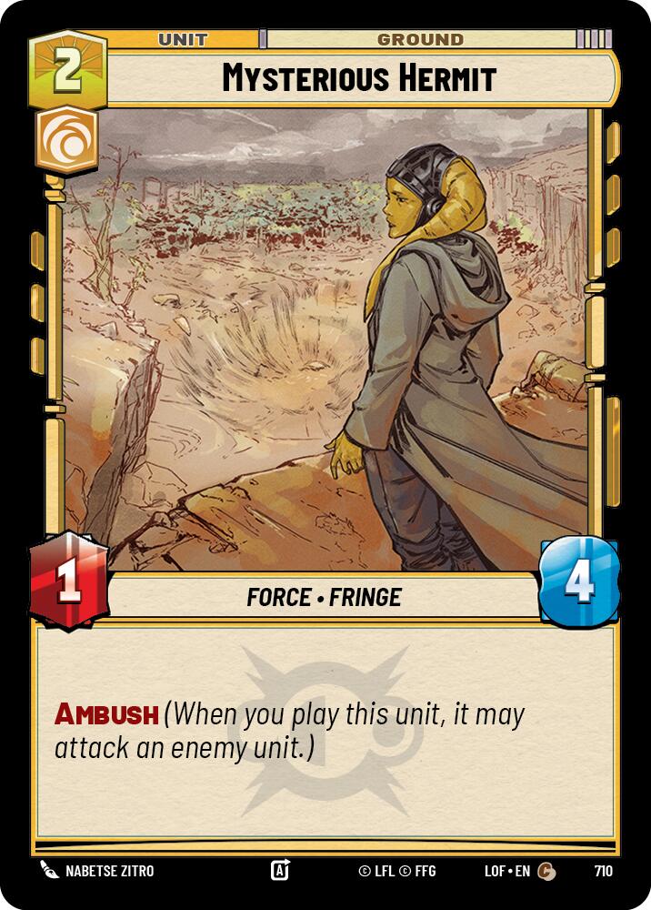 Ermite mystérieux (710) (Foil) (710) [Légendes de la Force]