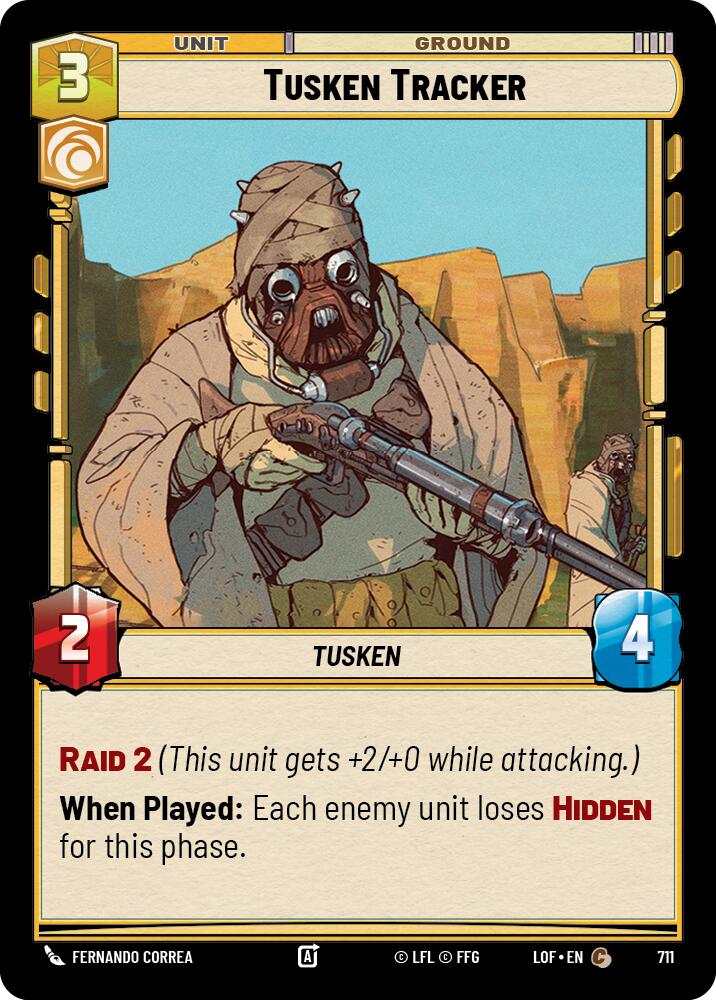 Rastreador Tusken (711) (Foil) (711) [Leyendas de la Fuerza]