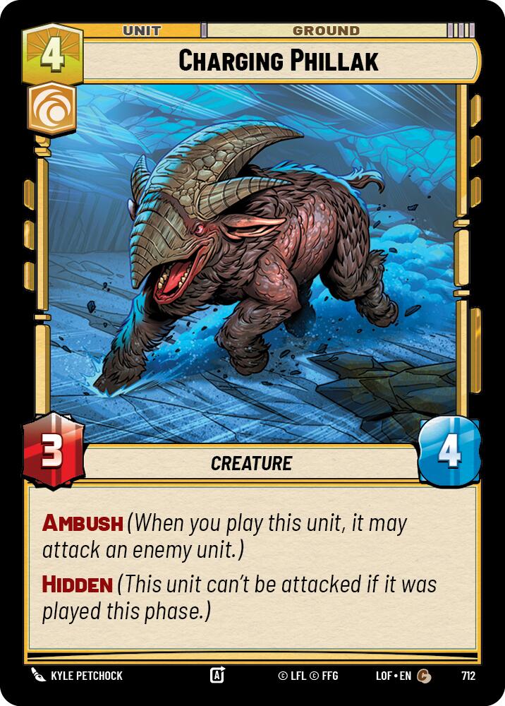 Carga de Phillak (712) (Foil) (712) [Leyendas de la Fuerza]