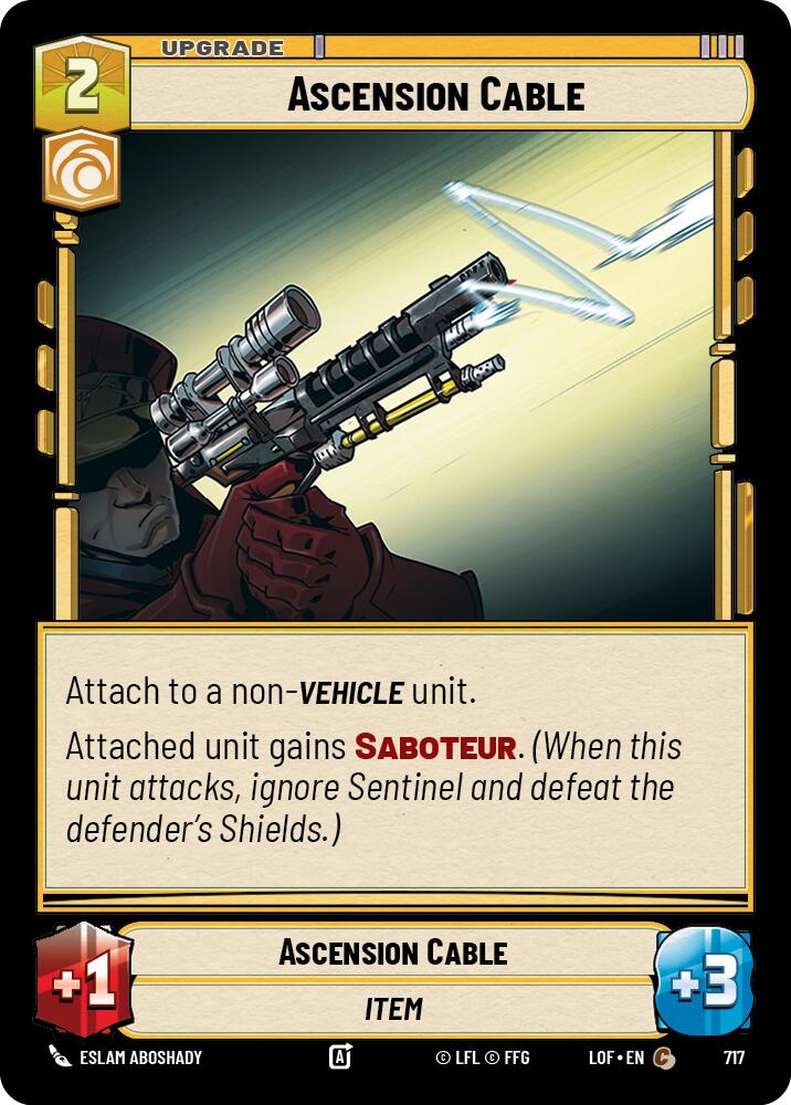 Ascension Cable (717) (Foil) (717) [Leyendas de la Fuerza]