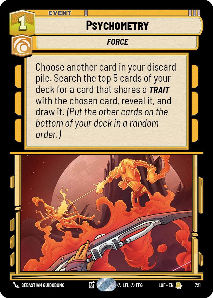 Psicometría (721) (Foil) (721) [Leyendas de la Fuerza]