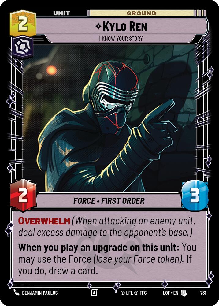Kylo Ren - Je connais ton histoire (731) (Foil) (731) [Légendes de la Force]