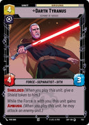 Darth Tyranus - Sirviente de Sidious (733) (Foil) (733) [Leyendas de la Fuerza]