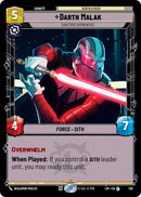 Darth Malak - Aprendiz Codicioso (736) (Foil) (736) [Leyendas de la Fuerza]