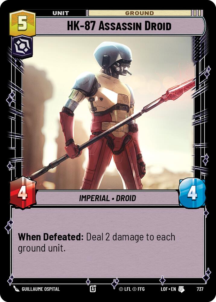 Droide Asesino HK-87 (737) (Foil) (737) [Leyendas de la Fuerza]