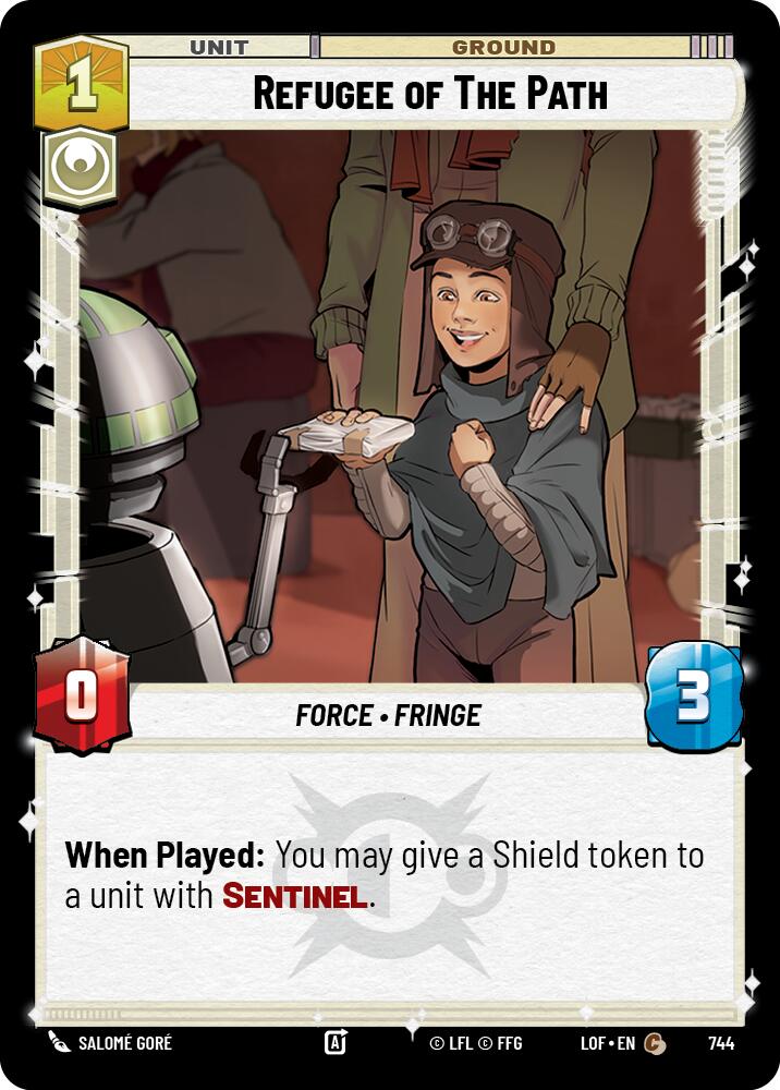 Refugiado del Sendero (744) (Foil) (744) [Legends of the Force]
