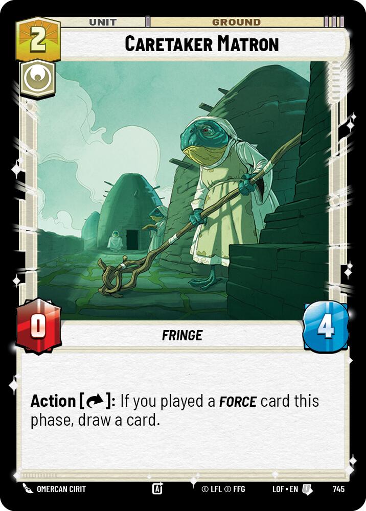 Matrona Cuidadora (745) (Foil) (745) [Leyendas de la Fuerza]